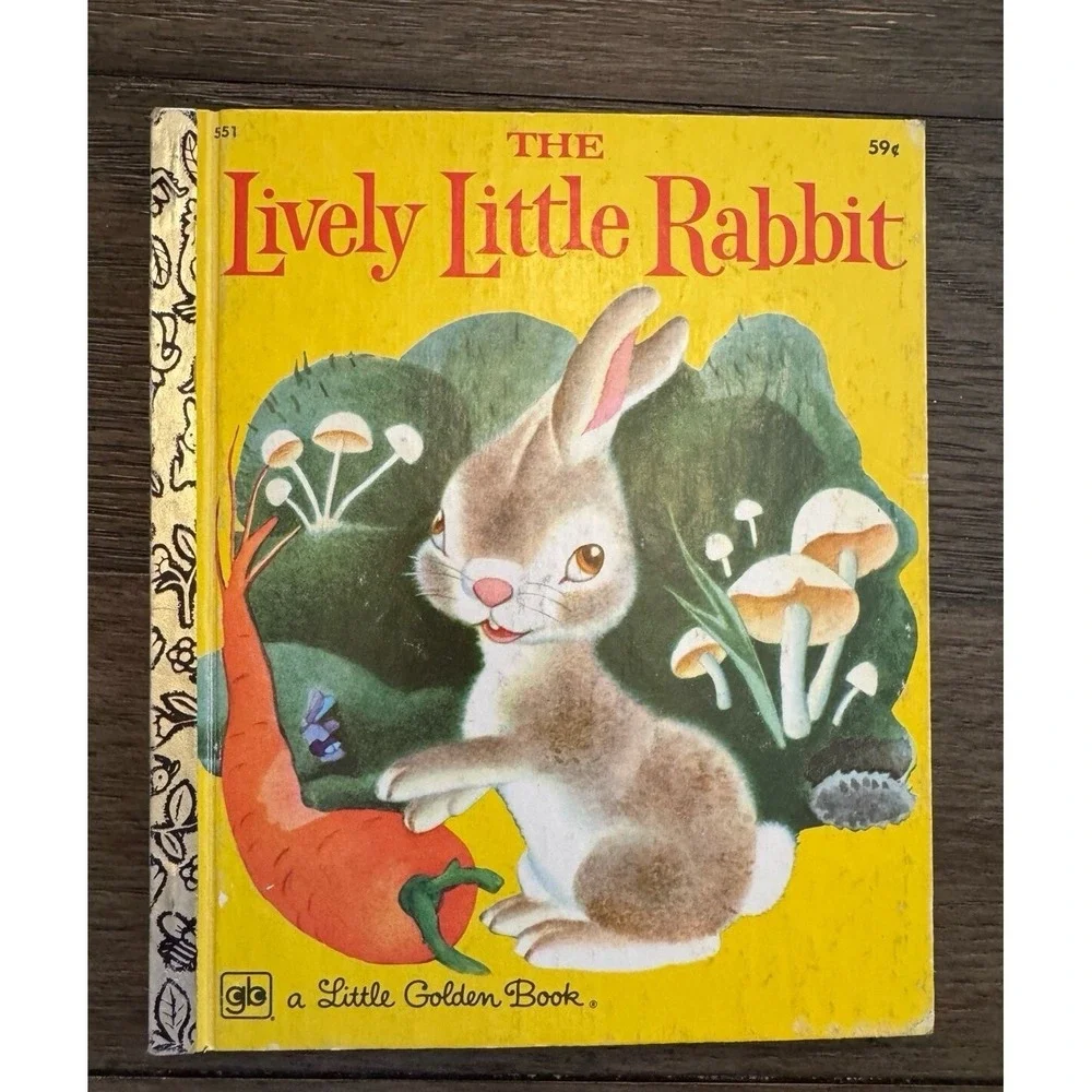 Little golden books the lively little rabbit